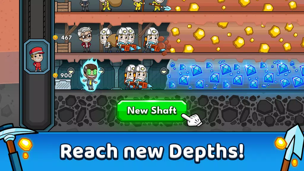 Schermata Idle Miner Tycoon: Gold & Cash 1