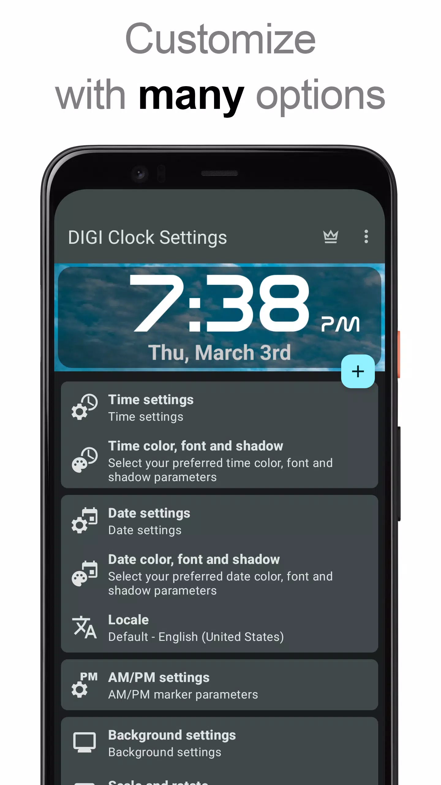 DIGI Clock Widget Screenshot 2