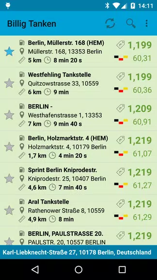 Billig Tanken Screenshot 0