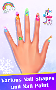 Schermata Nail polish game nail art 1