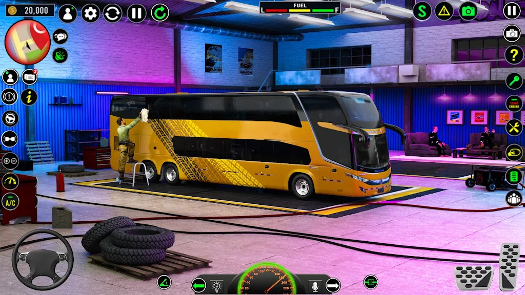 US Luxury Bus Driving Game 3D Screenshot 0