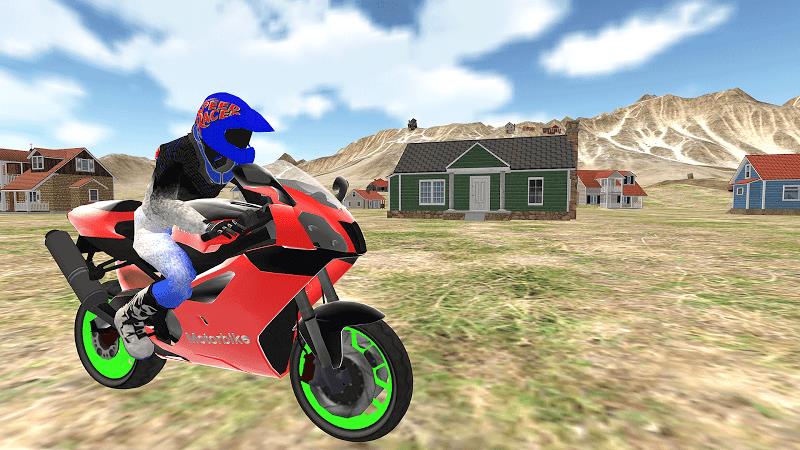 Real Moto Bike Racing Game Tangkapan skrin 2