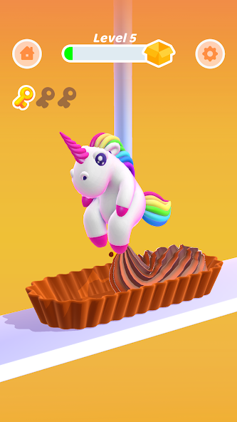 Perfect Cream: Icing Cake Game Screenshot 0