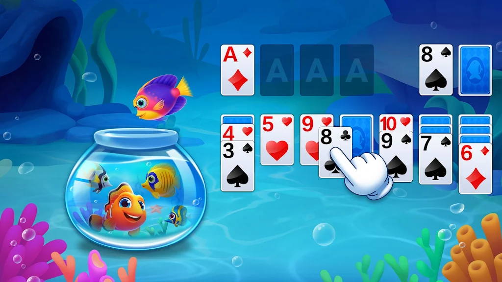 Solitaire Fish 2024 स्क्रीनशॉट 1