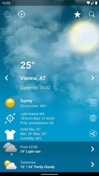 Schermata Weather XL Austria PRO 0