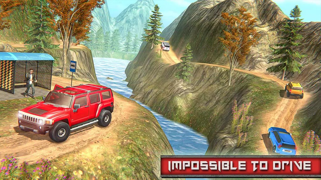 Offroad City Taxi Game Offline Screenshot 2