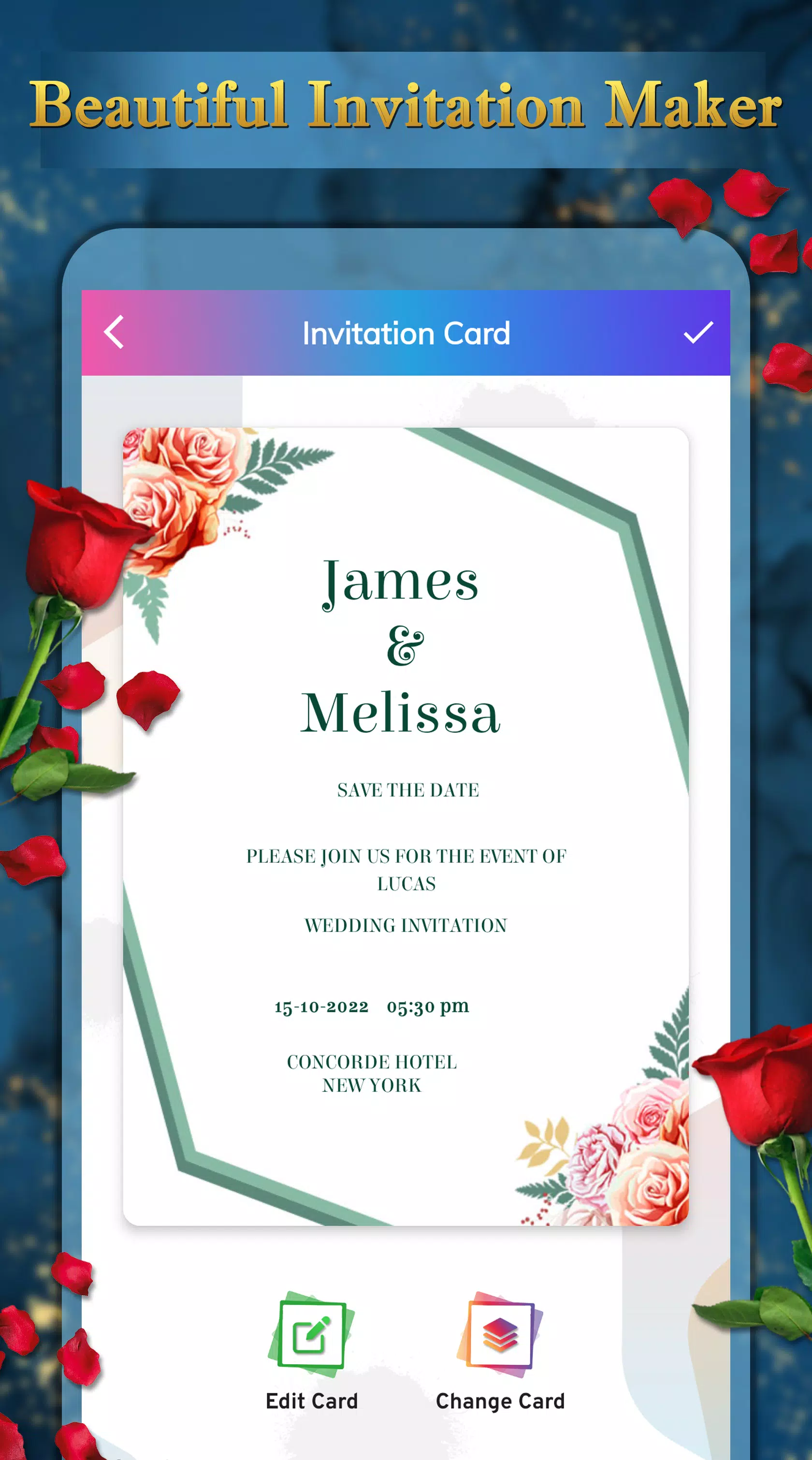 Invitation Card Maker应用截图第3张