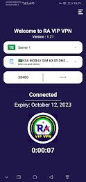 RA VIP VPN ဖန်သားပြင်ဓာတ်ပုံ 1