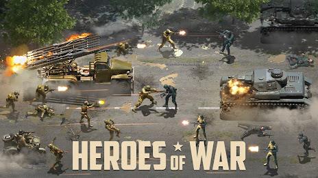 Heroes of War: Idle army game Screenshot 0