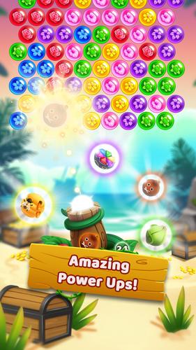 Bubble Shooter - Flower Games Ảnh chụp màn hình 1