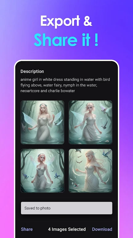 Vivid AI: AI Image Generator 스크린샷 0