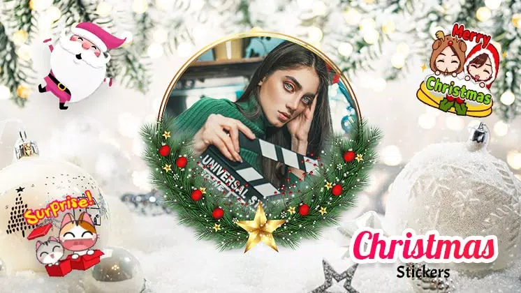 Christmas Photo Frames, Editor スクリーンショット 1