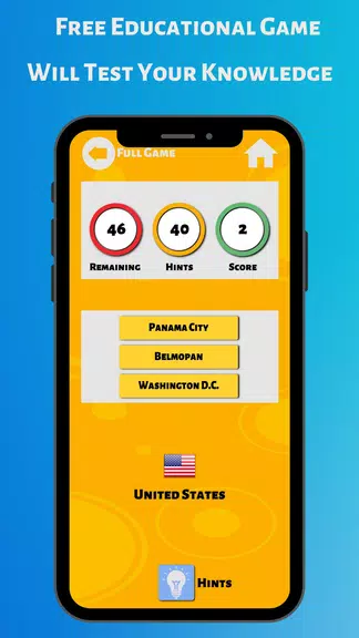 Capital Quiz - World Capitals Ảnh chụp màn hình 0