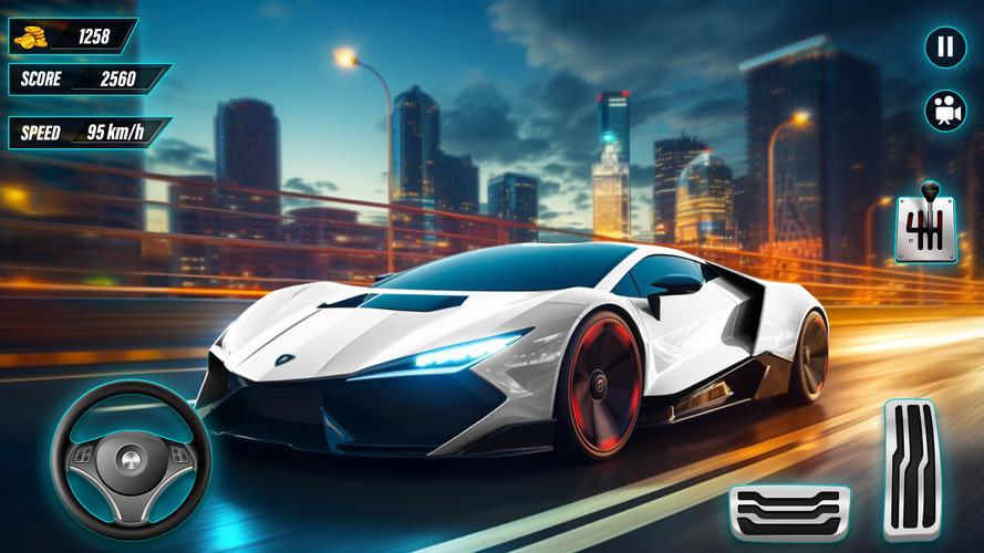 Autobahn Wagen Rennsport Spiel Screenshot 1