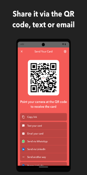 Blinq - Digital Business Card Captura de tela 1