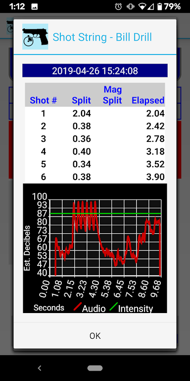 Splits - Shot Timer 스크린샷 2