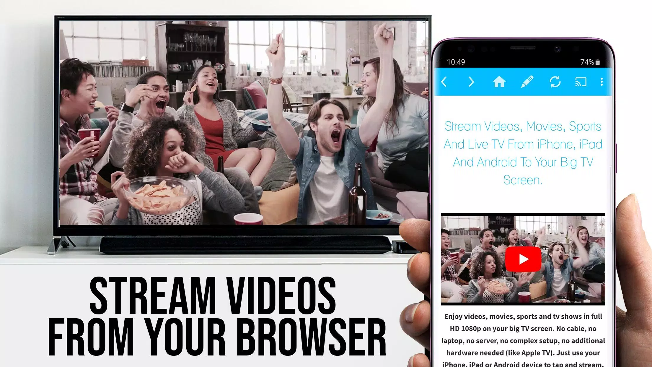 TV Cast for Android TV應用截圖第1張