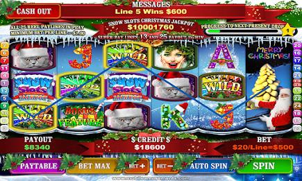 Snow Slots Merry Christmas Tangkapan skrin 0