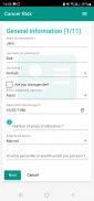 Cancer Risk Calculator Скриншот 1
