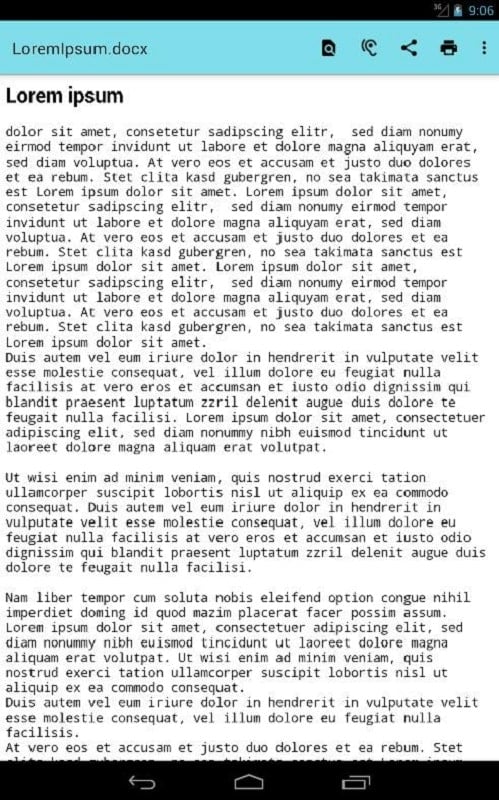 Office Documents Viewer Captura de pantalla 1