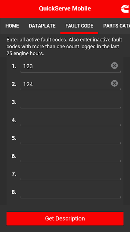 Cummins QuickServe Mobile应用截图第3张