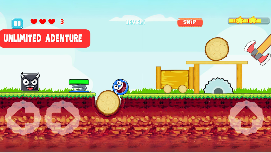 Ball V - Red Bounce Ball 5 Mod スクリーンショット 0
