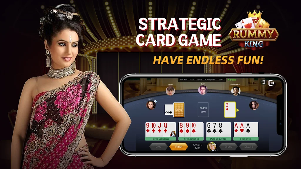 Rummy King -Play Indian Card Capture d'écran 0