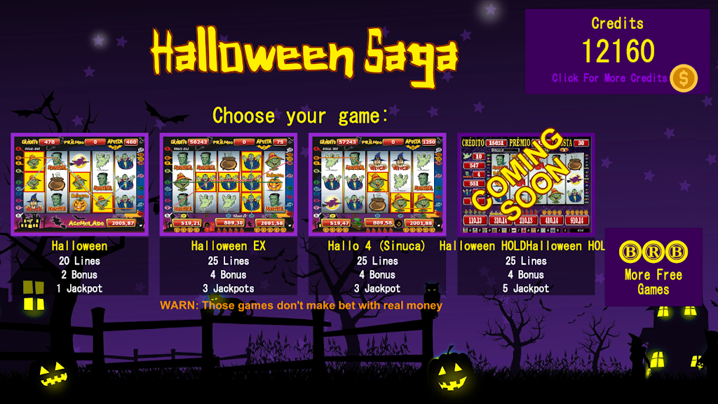 Halloween Slot Machines Pack Tangkapan skrin 1