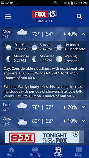 FOX 13 Tampa: SkyTower Weather 스크린샷 2