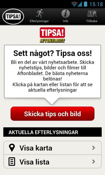 Aftonbladet Captura de pantalla 1