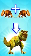 Dinosaur Merge Battle Fight Ảnh chụp màn hình 2