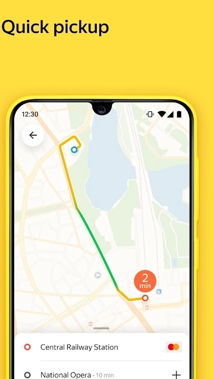 Schermata Yandex Go: taxi and delivery 0