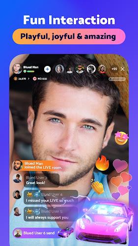 Blued: Gay Live Chat & Dating ဖန်သားပြင်ဓာတ်ပုံ 1