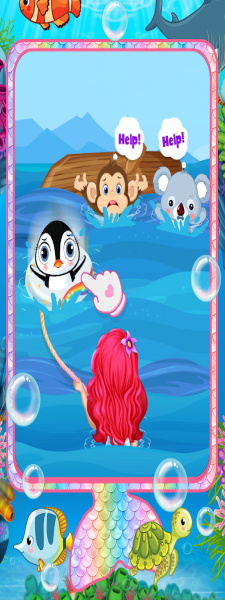 Baby Princess Mermaid Phone Ekran Görüntüsü 2