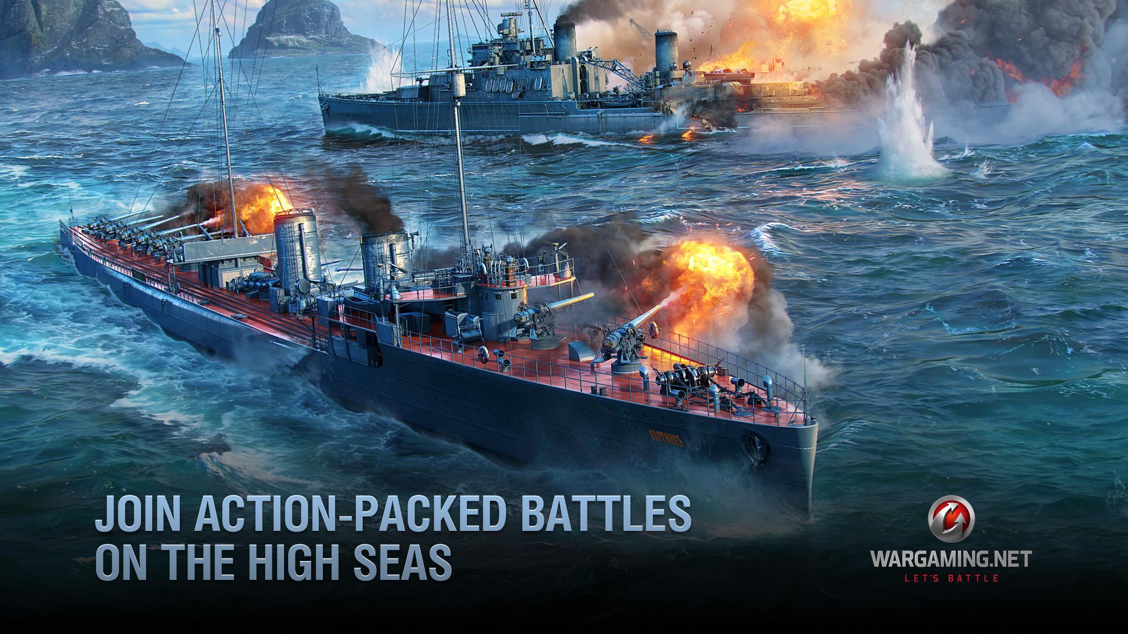 World of Warships Blitz War ภาพหน้าจอ 1