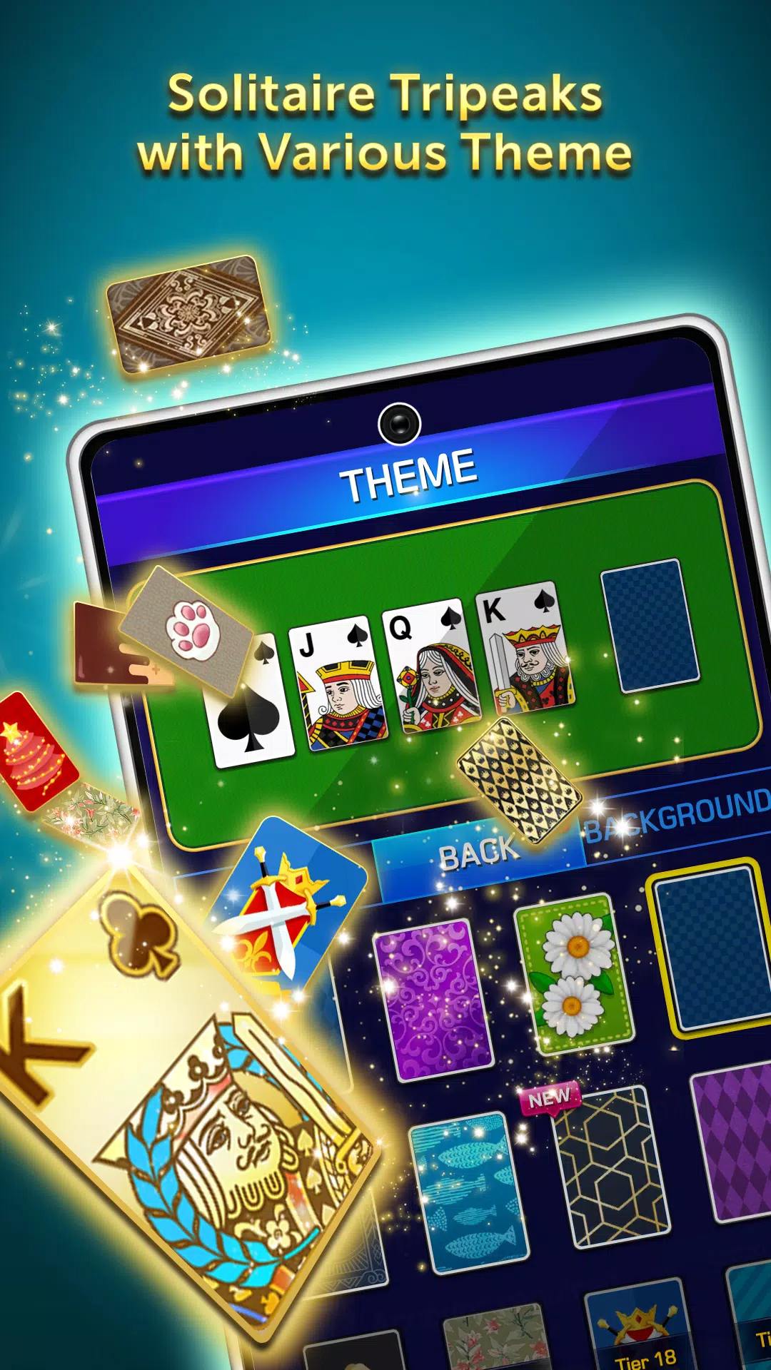 Tripeaks : Grand Solitaire ภาพหน้าจอ 1