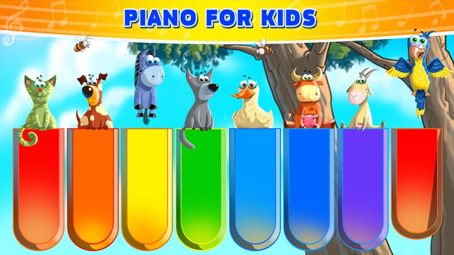 Baby Zoo Piano Games for Kids Capture d'écran 0