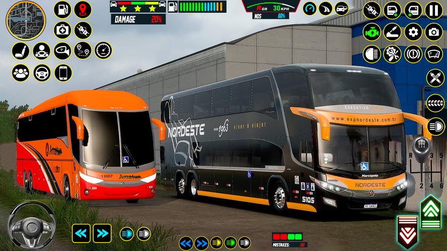 Bus Games 2023 Coach Bus Game Ekran Görüntüsü 2