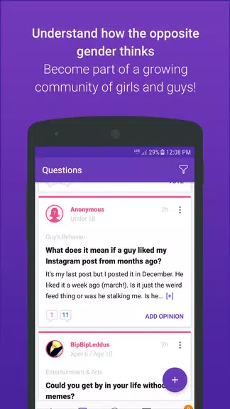 GirlsAskGuys Ekran Görüntüsü 0