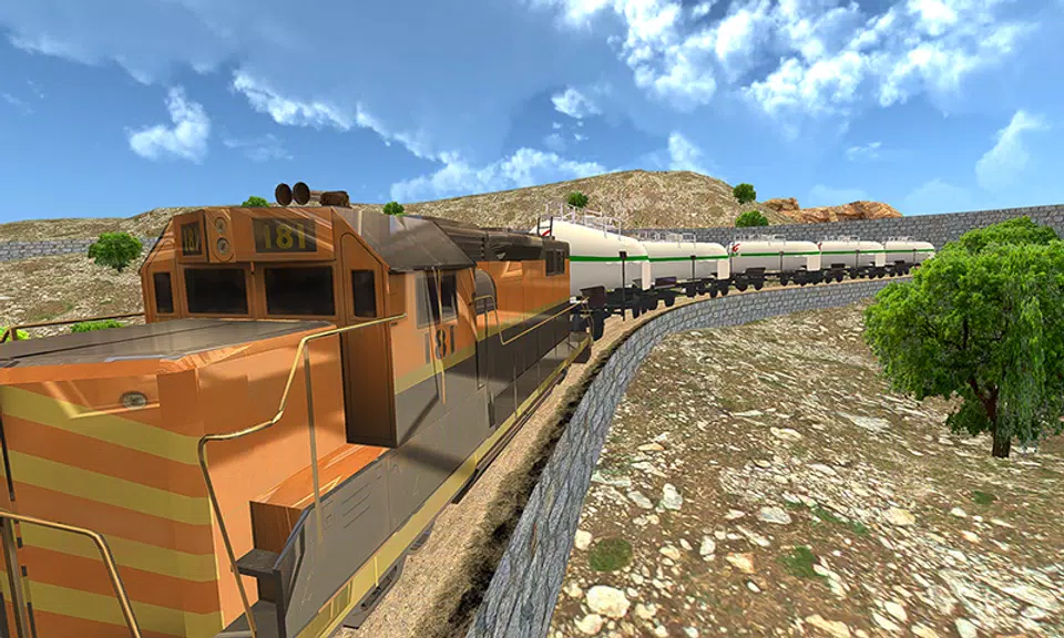 Oil Tanker Train Driving Sim應用截圖第1張