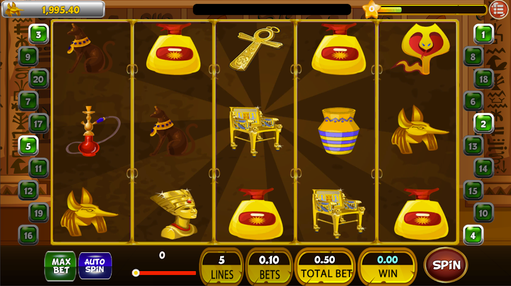 Classic Cleopatra Egypt Slot Machine ♛ Zrzut ekranu 2