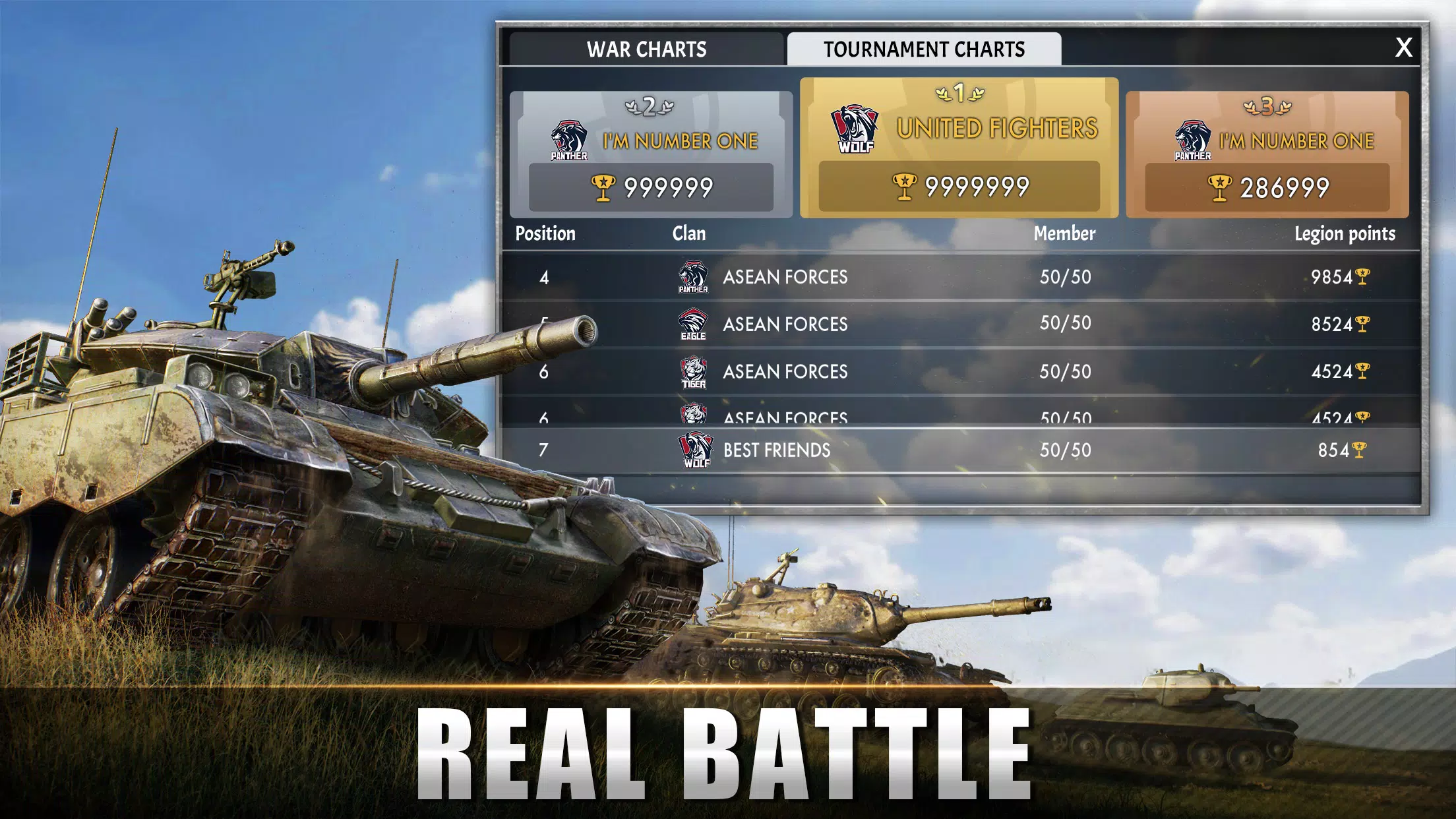 Tank Warfare: PvP Battle Game Zrzut ekranu 1