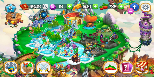 Dragon City: Mobile Adventure Capture d'écran 2