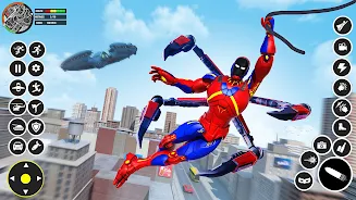 Spider Rescue- Rope Hero games Tangkapan skrin 1