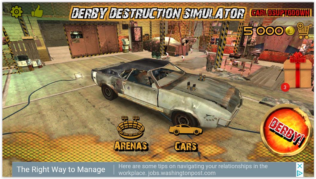 Derby Destruction Simulator Tangkapan skrin 0