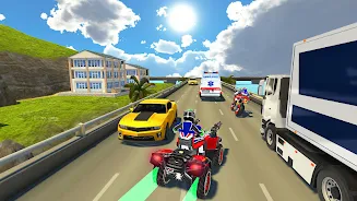 ATV Quad Bike Traffic Race 스크린샷 3