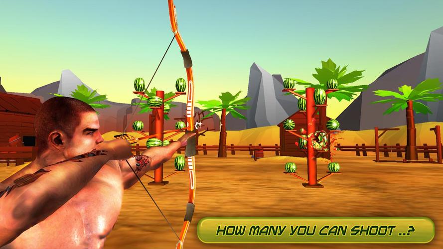 Watermelon Shooting : Archery Captura de pantalla 3