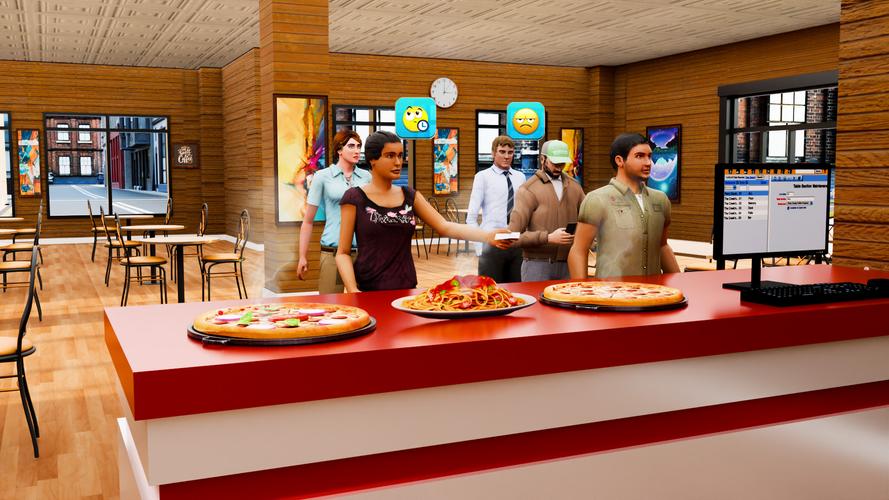 My Cafe World Owner Simulator Captura de pantalla 1