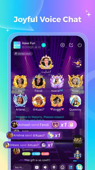 Wyak-Voice Chat&Meet Friends Ekran Görüntüsü 0
