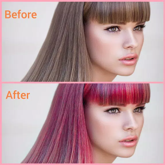Hair Color Changer - Hair Dye Zrzut ekranu 0